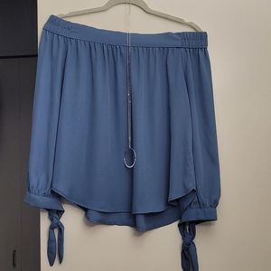 Active USA Long Sleeve Offshoulder Top